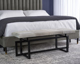 Pilar Bench - Grey 104803 Sunpan