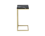 Amell End Table - Black 104805 Sunpan