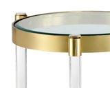York Side Table - Brass 104808 Sunpan
