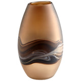 Nina Vase Amber Swirl 10480 Cyan Design