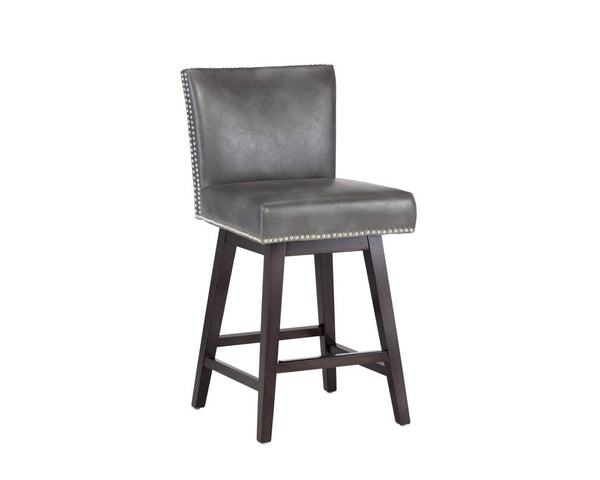 Vintage Swivel Counter Stool - Overcast Grey 104821 Sunpan