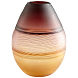 Leilani Vase Plum and Amber 10483 Cyan Design