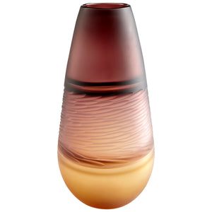 Leilani Vase Plum and Amber 10484 Cyan Design