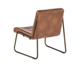 Anton Lounge Chair - Bravo Cognac 104843 Sunpan