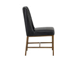 Leighland Dining Chair - Coal Black 104910 Sunpan
