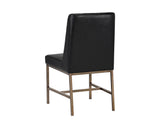 Leighland Dining Chair - Coal Black 104910 Sunpan