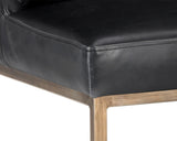 Leighland Dining Chair - Coal Black 104910 Sunpan