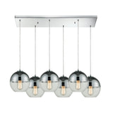 Revelo 32'' Wide 6-Light Rectangular Pendant