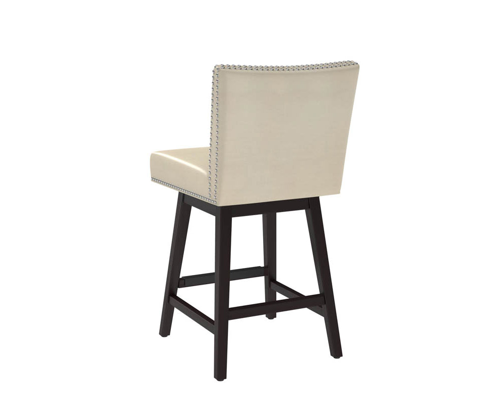 Vintage Swivel Counter Stool - Castillo Cream 104929 Sunpan