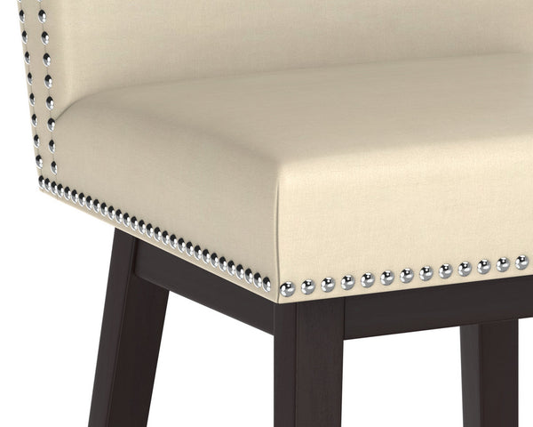 Vintage Swivel Counter Stool - Castillo Cream 104929 Sunpan