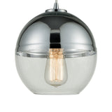 Revelo 8'' Wide 1-Light Mini Pendant - Polished Chrome 10492/1 Elk Lighting