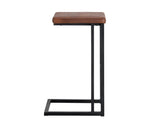 Boone Barstool - Black - Bravo Cognac 104954 Sunpan