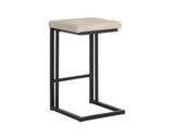 Boone Counter Stool - Black - Bravo Cream 104958 Sunpan