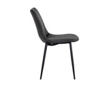 Drew Dining Chair - Black - Bravo Portabella 104962 Sunpan