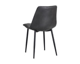 Drew Dining Chair - Black - Bravo Portabella 104962 Sunpan