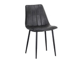 Drew Dining Chair - Black - Bravo Portabella 104962 Sunpan