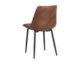 Drew Dining Chair - Black - Bravo Cognac 104963 Sunpan