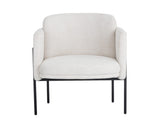 Richie Lounge Chair - Black - Eclipse White 104985 Sunpan