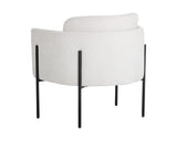 Richie Lounge Chair - Black - Eclipse White 104985 Sunpan