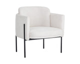 Richie Lounge Chair - Black - Eclipse White 104985 Sunpan