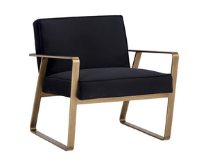 Kristoffer Lounge Chair - Abbington Black 104993 Sunpan