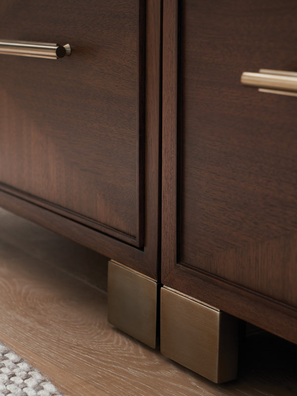 Lexington Sligh Berwick File Chest - Stylish Dark Walnut Finish With Locking Drawers & Pull-out Shelf For Home Offices Dark Brown Wood 104-450