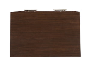 Lexington Sligh Berwick File Chest - Stylish Dark Walnut Finish With Locking Drawers & Pull-out Shelf For Home Offices Dark Brown Wood 104-450