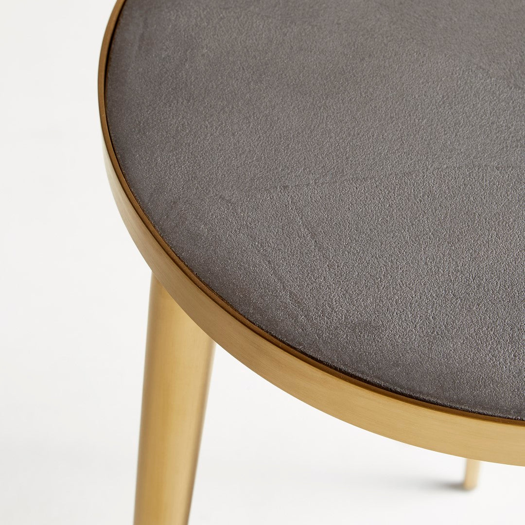 Bremen Gold-Finished Side Table - Thumbnail 4