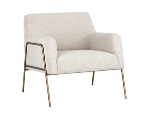 Cybil Lounge Chair - Dove Cream 105017 Sunpan