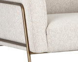 Cybil Lounge Chair - Dove Cream 105017 Sunpan