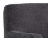 Cybil Lounge Chair - Polo Club Kohl Grey 105018 Sunpan