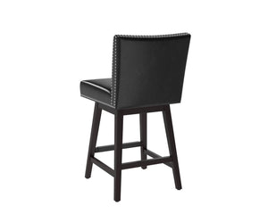 Vintage Swivel Counter Stool - Coal Black 105069 Sunpan