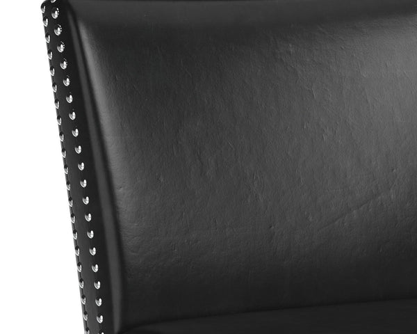 Vintage Swivel Counter Stool - Coal Black 105069 Sunpan