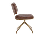 Virtu Swivel Dining Chair - Bravo Cognac 105105 Sunpan