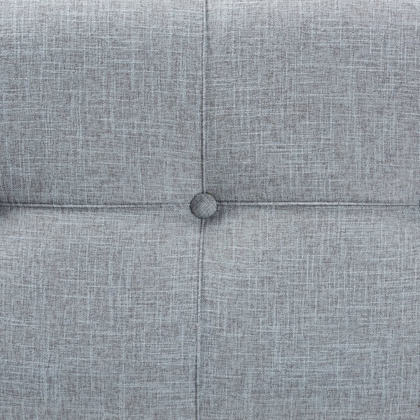 Baxton Studio Baxton Studio Flynn Stylish Grey Upholstered Storage Ottoman with Drawers - Versatile Home Accent JY19A416-Grey-Otto