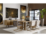 Virelles Dining Chair - Zenith Soft Grey 105160 Sunpan