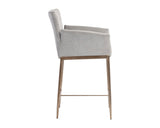 Gesa Counter Stool - Polo Club Stone 105168 Sunpan