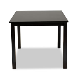 Baxton Studio Baxton Studio Eveline Modern Rectangular Dining Table for Six - Stylish Wood Centerpiece for Home Espresso RH7008T-Dark Brown-DT