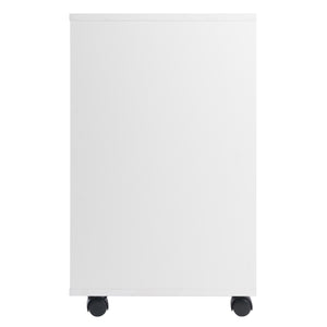 Winsome Wood Halifax 5-drawer Mobile Filing Cabinet - Versatile Storage Solution For Home & Office Organization White Composite Wood 10519-winsome-wood