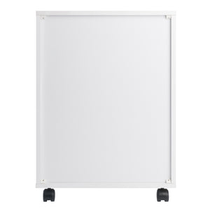 Winsome Wood Halifax 5-drawer Mobile Filing Cabinet - Versatile Storage Solution For Home & Office Organization White Composite Wood 10519-winsome-wood