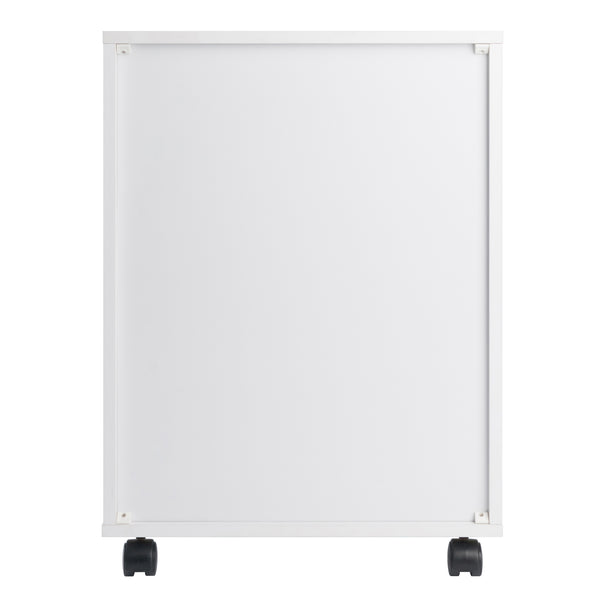 Winsome Wood Halifax 5-drawer Mobile Filing Cabinet - Versatile Storage Solution For Home & Office Organization White Composite Wood 10519-winsome-wood