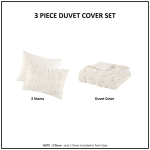 English Elm Animal Chenille Duvet Cover Set - Cozy & Playful Full/Queen Bedding With Whimsical Design & Comfort B035P294496