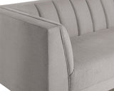 Parker Sofa - Zenith Soft Grey 105231 Sunpan