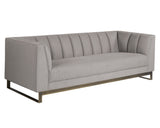 Parker Sofa - Zenith Soft Grey 105231 Sunpan