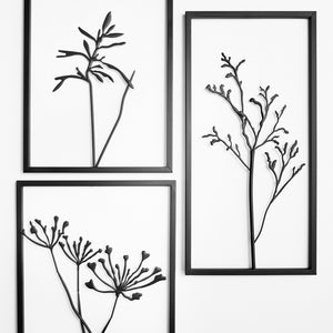 Arbre Trois Wall Decor Graphite 10526 Cyan Design