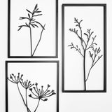 Arbre Trois Wall Decor Graphite 10526 Cyan Design