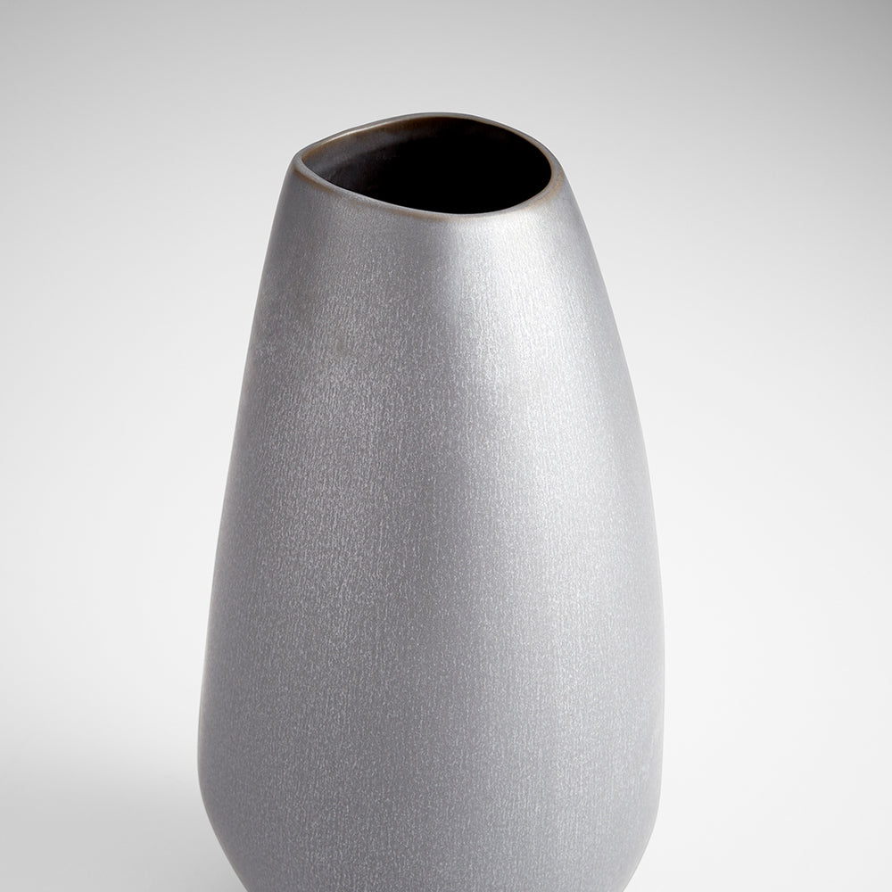 Sharp Slate Vase Slate 10527 Cyan Design