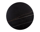 Massie Bistro Table - Black Marble - 35.5" 105315 Sunpan