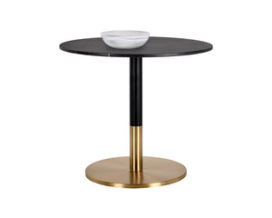 Massie Bistro Table - Black Marble - 35.5" 105315 Sunpan