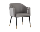 Carter Dining Armchair - Napa Taupe / Napa Stone 105324 Sunpan